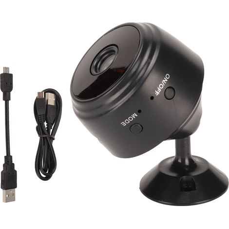 Caméra de sécurité WiFi miniature 720P HD avec vue à distance et fixation magnétique (1/5)