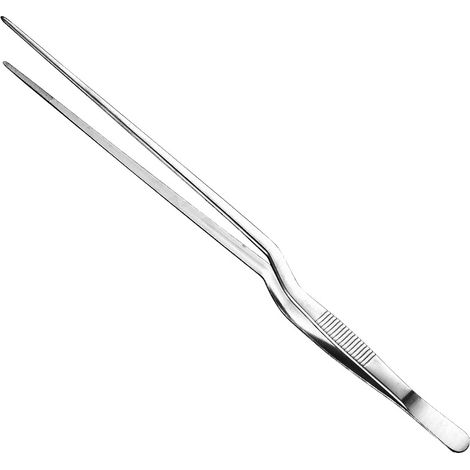 Pince à dresser en acier inoxydable (200 mm) – Outil de dressage professionnel – Ustensiles de chef argentés Outils et équipements de cuisine profes (1/2)