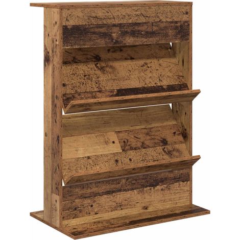 Maison Exclusive - Scaffale per riviste Legno vecchio 70 x 41 x 96 cm