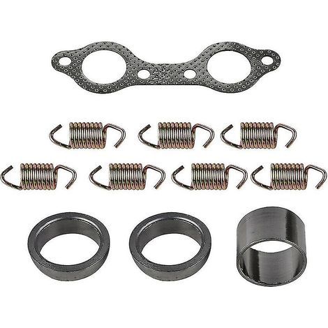 Auspuffreparaturset für Quad, SSV, Kart und Go-Kart (Federdichtung, Feder). (1/4)