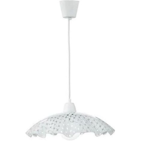 LAMPADARIO SOSPENSIONE IN VETRO DIAMETRO 42 CM 1XE27 CASHMERE FAN EUROPE (1/2)