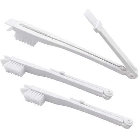 Brosse à Bouteille Multi-usages - 3 brosses à Bouteille et à Paille, Brosse à crevasses, pour la Maison, la Cuisine et la Salle de Bain (1/5)