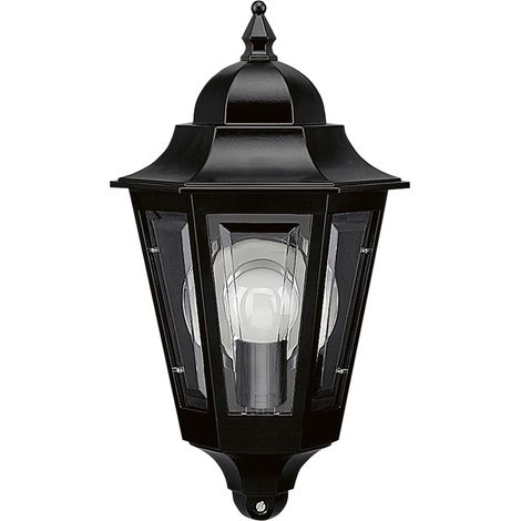 Applique classique ELITE 6 IP44 E14 42W Noir (1/2)