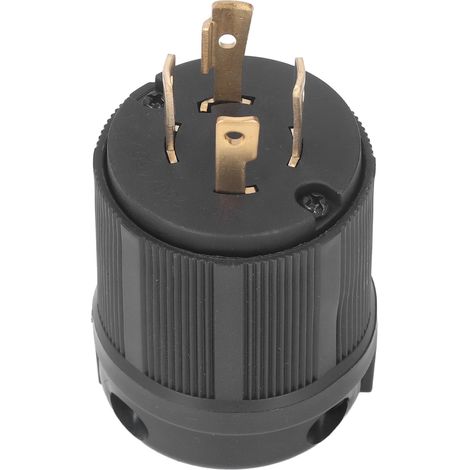 Fiche industrielle verrouillable 4 broches PA66 laiton pour génératrice sèche-linge cuisinière AC260/450V 30A (1/5)