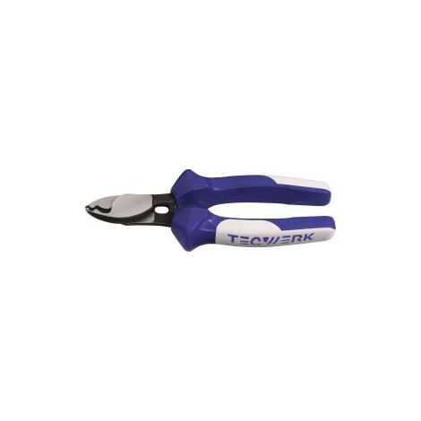 Cizallas  para  cables  L.160mm  cabeza  pulida  con  fundas  multicomponente  TECWERK (1/2)