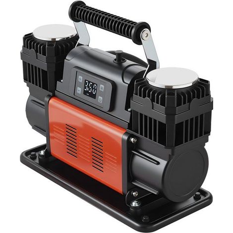 Compresseur d'air portatif à double cylindre - 12 V CC - 13,8 V CC - 300 L/min - 1080 W (1/5)