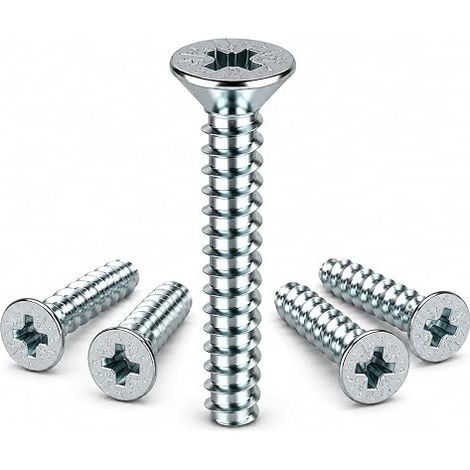 Vis à tête fraisée pour boîtes de montage encastré, tête plate, croix 3,2x15mm (1/4)