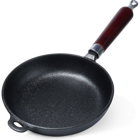Padella in ghisa da 20 cm: adatta a piani cottura a induzione, forni e fiamme libere. (1/5)