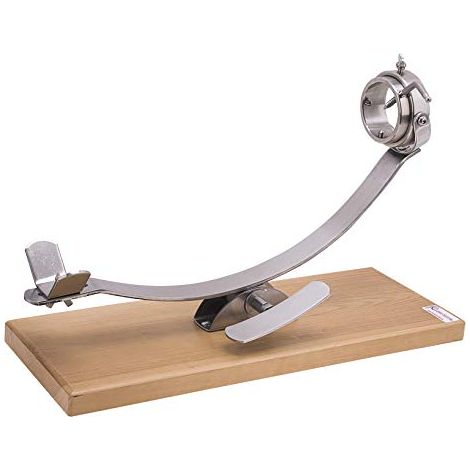 Jamonero horizontal corredera inox/madera balancin giratorio (1/5)