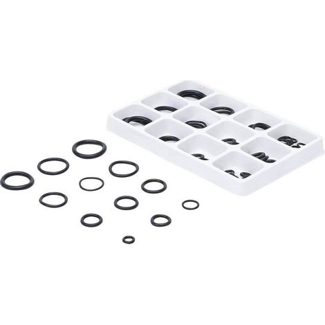 Assortiment de Joints Toriques D.5-20 mm - 50 pcs - Étanchéité Fiable et Polyvalente - Caoutchouc - D-Work