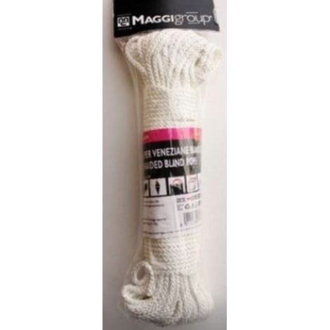 MAGGI GROUP - TRECCIA PER VENEZIANE COLORE BIANCO 3mmx50mt