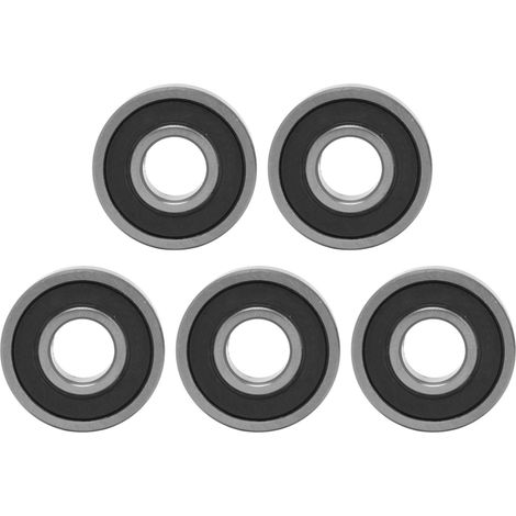 Packung mit 10 Miniatur-Kugellagern 6002, hochpräzise, mit Gummidichtungen, radial tiefer Rillenlagerung, abgedichtet, für Motorwellen (1/5)