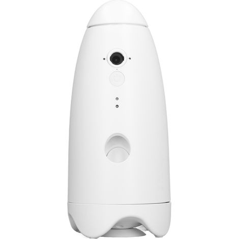 Distributeur automatique de croquettes pour animaux de compagnie avec caméra rotative 1080p 2MP, compatible avec les chiens et les chats (prise US), contrôlable via une application. (1/5)