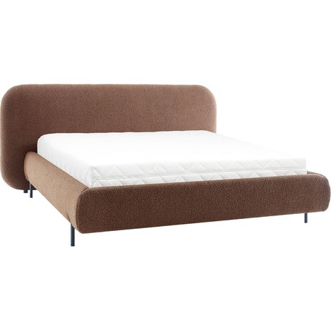 Letto con contenitore con base Tobias mattone 180x200