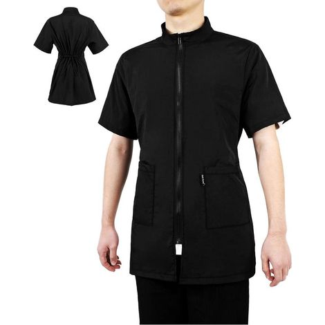 Tablier de Toilettage pour Chiens Lavable en Machine Blouse de Toilettage Respirante Veste de Barbier pour Hommes Vêtement de Travail pour Animaux Adapté aux Salons (1/5)