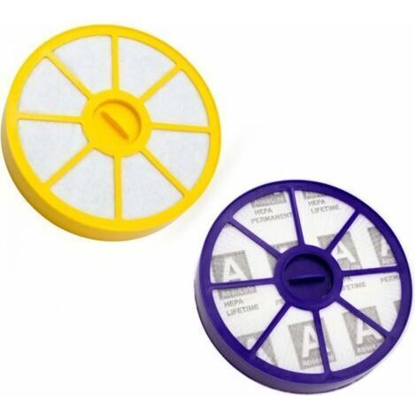 2pc Lot de 2 filtres compatibles pour DC05 DC08 DC15 DC19 DC20 DC21 Aspirateur, filtre Hepa Accessoires de rechange Série Post et Pre Moteur-Karteo (1/4)