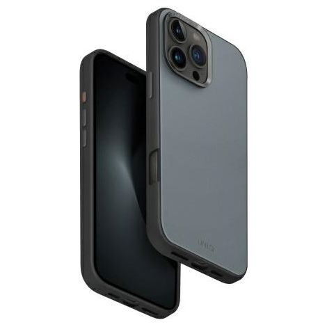 Custodia UNIQ Lyden DS per iPhone 16 Pro Max 6.9" con ricarica Magclick, blu-nero/blu slavato-nero (1/5)