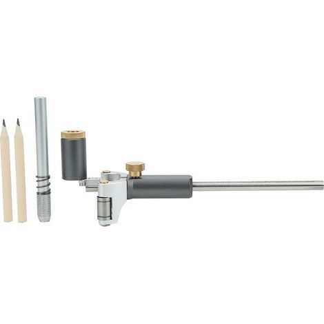 Jauge de traçage pour le travail du bois 2 en 1, outils de mesure multifonctions pour fabricant de lignes (1/5)