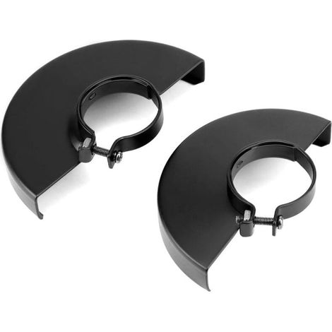 2 pièces garde de meuleuse d'angle en métal noir, garde de roue de meuleuse pour meuleuse d'angle 125 115, trou intérieur 42mm (1/4)