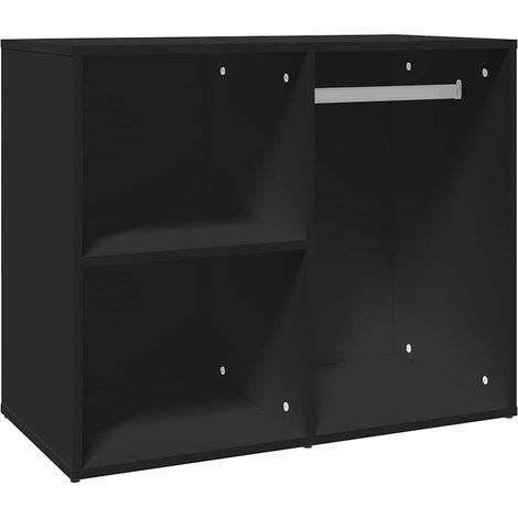Maison Exclusive - Regal für Schminktisch Schwarz 80x40x65 cm Hol (1/5)