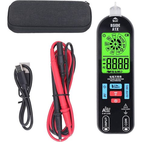 Digitales Multimeter mit LCD-Anzeige, Spannungs-, Kapazitäts- und Widerstandsmessgerät – Werkzeug für Wartungsarbeiten