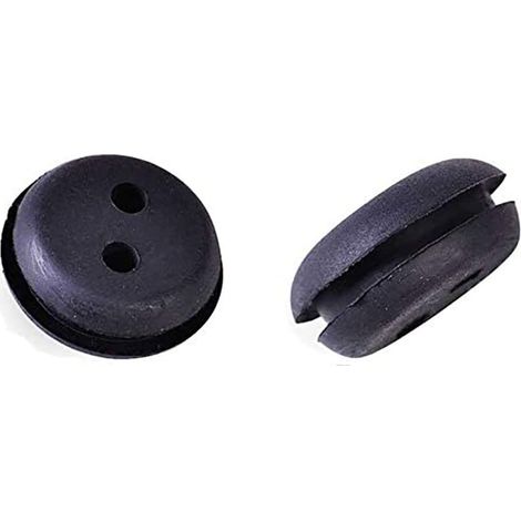 2 Passe durite/Caoutchouc Douille Joint de Réservoir 2 Trous Diam 20mm (1/2)