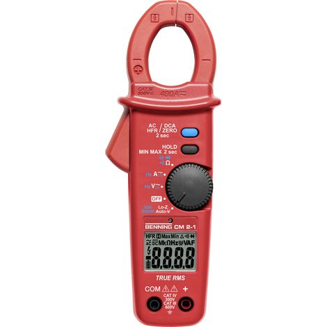 BENNING Stromzangenmultimeter CM 2-1 0,01 A-400 A CAT IV 600 V,CAT III 100 V - 44689 (1/5)