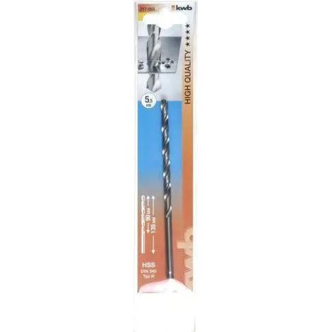 Broca kwb 217055 HSS 5,5 mm 139 mm