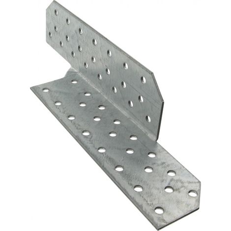 Simpson Strong Tie – Patte de solivage 45x220mm – Acier galvanisé S250GD – Épaisseur 1,5 à 2 mm – Fixation droite pour bois dur