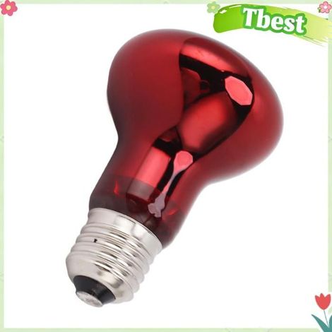 Tbest Ampoule de lampe chauffante pour reptiles Ampoule chauffante Reptile E27 UVA Amphibian Basking Ampoule animalerie kit Frère (1/5)