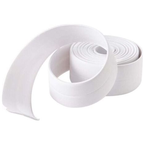 BUNTHAUS PA Ruban Anti Moisissure Adhésif Étanche PVC pour Cuisine Salle de Bain 3 Pièces 6M x 3.8cm Blanc (1/4)