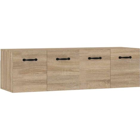 Maison Exclusive - Mobili Parete 2 pz Rovere Sonoma 80x35x36,5cm Legno Multistrato (1/5)