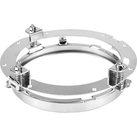 Support de montage pour phare LED rond 7 pouces, anneau en acier inoxydable pour Jeep Wrangler (1/5)
