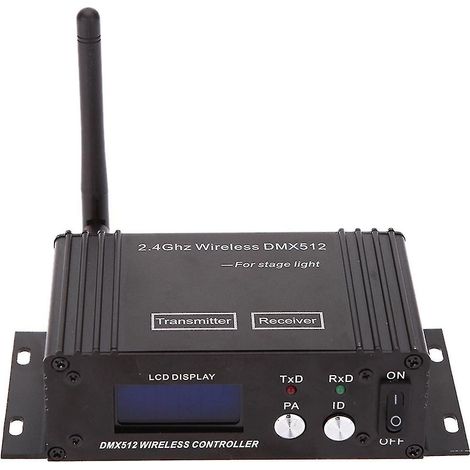 Console d'émission-réception sans fil, émetteur, récepteur d'éclairage de scène, contrôleur d'éclairage sans fil