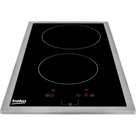 Kochfeld BEKO HDMC32400TX - 2 Glaskeramik-Kochzonen - Touch-Bedienung - Schwarz - Integrierter Timer