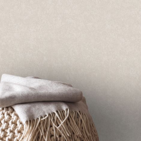 Papier peint intissé Halo Vinyle Grainé 1005 x 52cm Beige