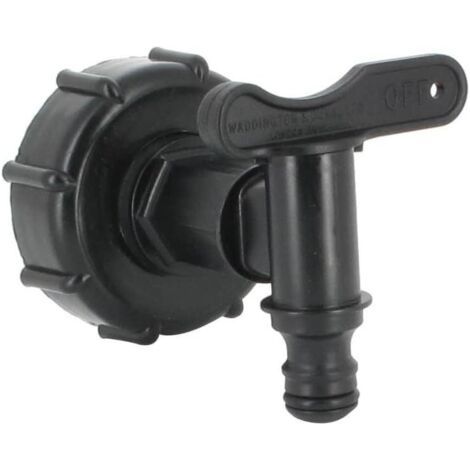 Raccordo S60x6 – Rubinetto in HDPE per serbatoio d'acqua da 1000 litri (1/2)