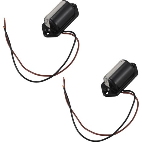 Adatto per luci targa a 3 LED da 12/24 V, ideale per barche, camper, camion e rimorchi.