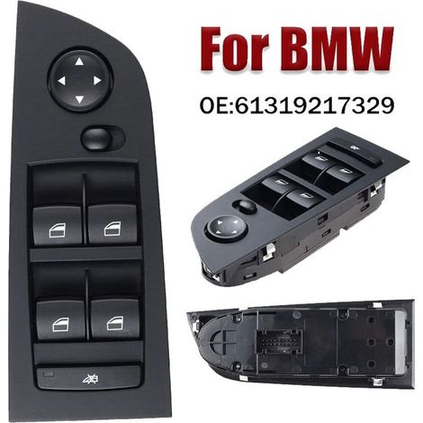 Zoternen – Interrupteur lève-vitre électrique – Remplacement OEM 61319217329 – Compatible série 3 E90 E91 – ABS anti-usure et résistant aux chocs (1/4)