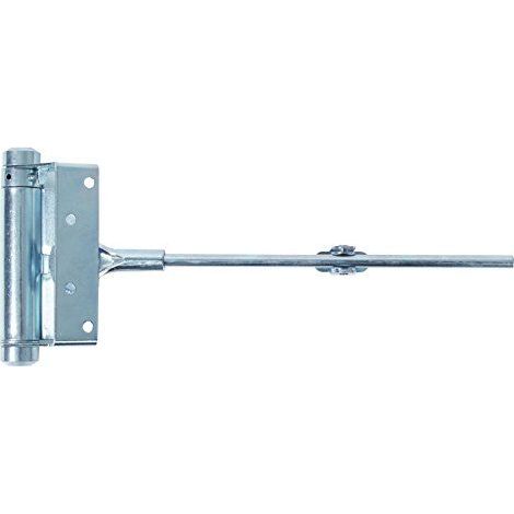 Alberts 417758 Ferme-porte et portail  fermeture automatique  electro-galvanise bleu  hauteur 100 mm  longueur 242 mm (1/2)