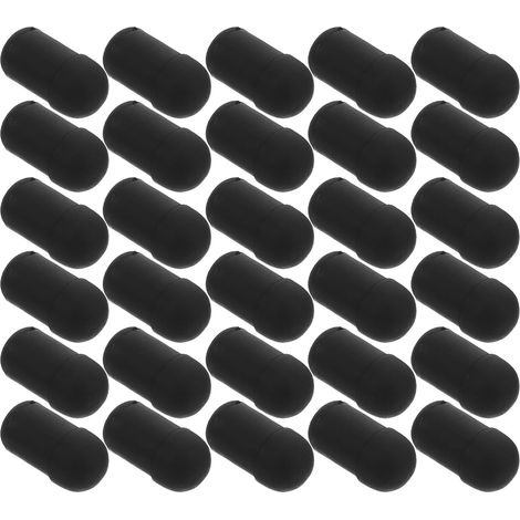 Pointe de Rechange pour Stylet Tactile 100 Embouts Silicone, Usage sur Smartphones et Tablettes, Remplacement Facile, Compatibilité Étendue, Noir (1/5)