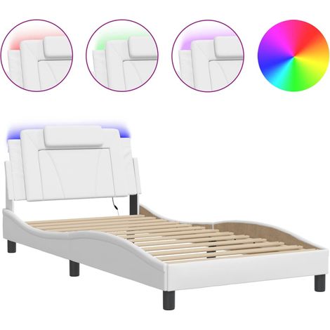 Maison Exclusive - Estructura de cama Viana con LED sin colchón b (1/5)