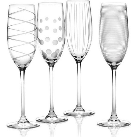 Mikasa - Verres à toast Martini de, 250 ml, 4 pièces, White