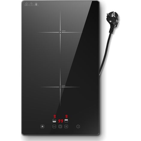 Plaque Induction 2 Feux Encastrable/Portable, 3000W,9 Niveaux de Puissance, Arrêt Automatique (1/5)