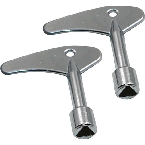 CSPARKV 4 Pièce Clé Triangulaire en Métal,Clés Triangulaires,Clé de la Boîte du Compteur pour Armoire de Compteur Électrique à Eau de Gaz (1/5)