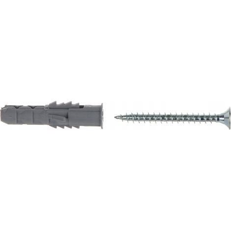 Chevilles A Expansion Klimas KRX-063535 6 x 30 Avec Vis 3,5 x 35, PZ2, Lot De 200 (1/3)