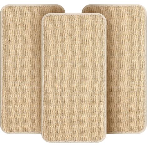 3 pièces tapis griffoir,50x25cm,antidérapant,sisal,mur et canapé (1/5)