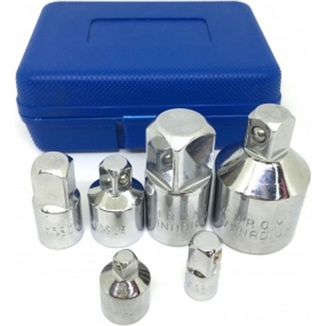 JUEGO 6 ADAPTADORES VASOS 3/4'' 1/2''  3/8'' 1/4'' (1/3)