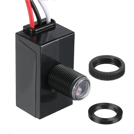 Mini interrupteur crépusculaire AC110-240 V 5 A pour cellule photoélectrique, interrupteur de contrôle de la lumière haute sensibilité avec capteur photo, capteur de contrôle automatique de la (1/5)