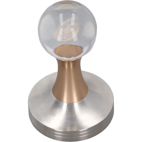 Pilon à café en acier inoxydable de qualité alimentaire, boule de cristal, marteau à café pour la cuisine, pilier doré 53 mm/2,1 pouces (1/5)